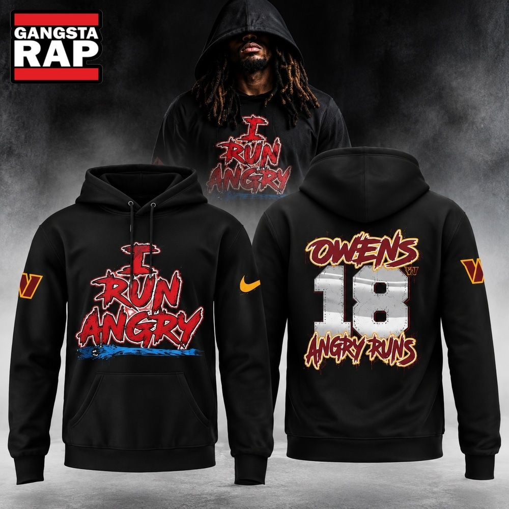 Washington Commanders Tyler Owens I Run Angry 2026 Black Hoodie, Trending Design Shirt Washington Commanders Tyler Owens I Run Angry 2026 Black Hoodie, Trending Design Shirt