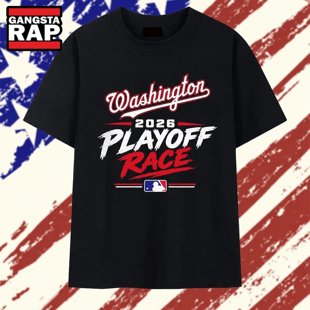 Washington Nationals 2026 Playoff Race Baseball T Shirt, Trending 2D Shirt Washington Nationals 2026 Playoff Race Baseball T Shirt