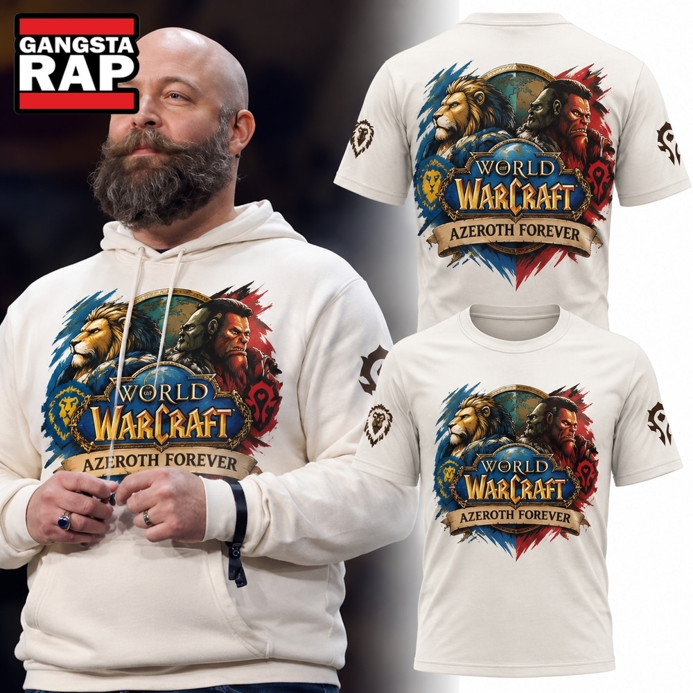 World Of Warcraft Azeroth Forever 2026 Special New White T Shirt, Trending Design Shirt World OF Warcraft Azeroth Forever 2026 Special New White T Shirt