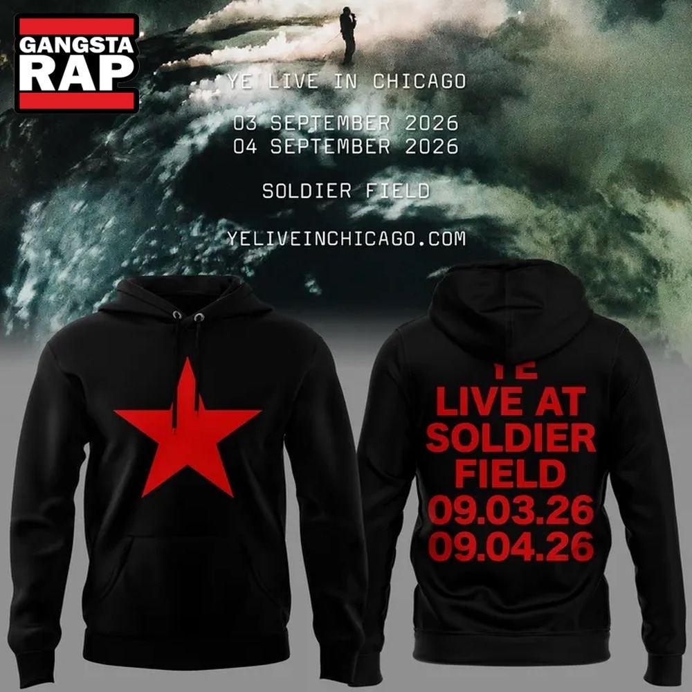 Ye Live at Soldier Field: Top Picks for 2026 Concert Experience 6 YE LIVE AT SOLDIER FIELD, 2026 Ye Live Concert Tour Black Hoodie, Trending 3D Music Shirt