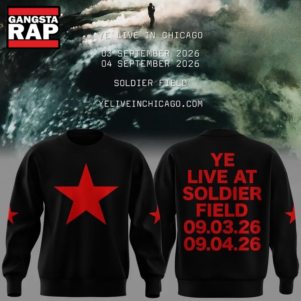 Ye Live at Soldier Field: Top Picks for 2026 Concert Experience 5 YE LIVE AT SOLDIER FIELD, 2026 Ye Live Concert Tour Black Sweatshirt, Trending 3D Music Shirt