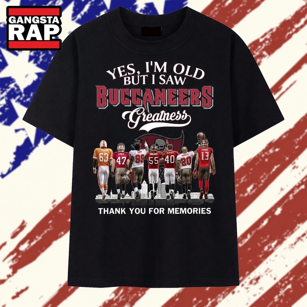 Yes I'm Old But I Saw Buccaneers Greatness Signatures T Shirt, Trending 2D Shirt Yes I'm Old But I Saw Buccaneers Greatness Signatures T Shirt, Trending 2D Shirt