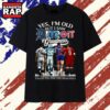 Yes I'm Old But I Saw Detroit Greatness Signatures Graphic T Shirt, Trending 2D Shirt Yes I M Old But I Saw Detroit Greatness Signatures Graphic T Shirt