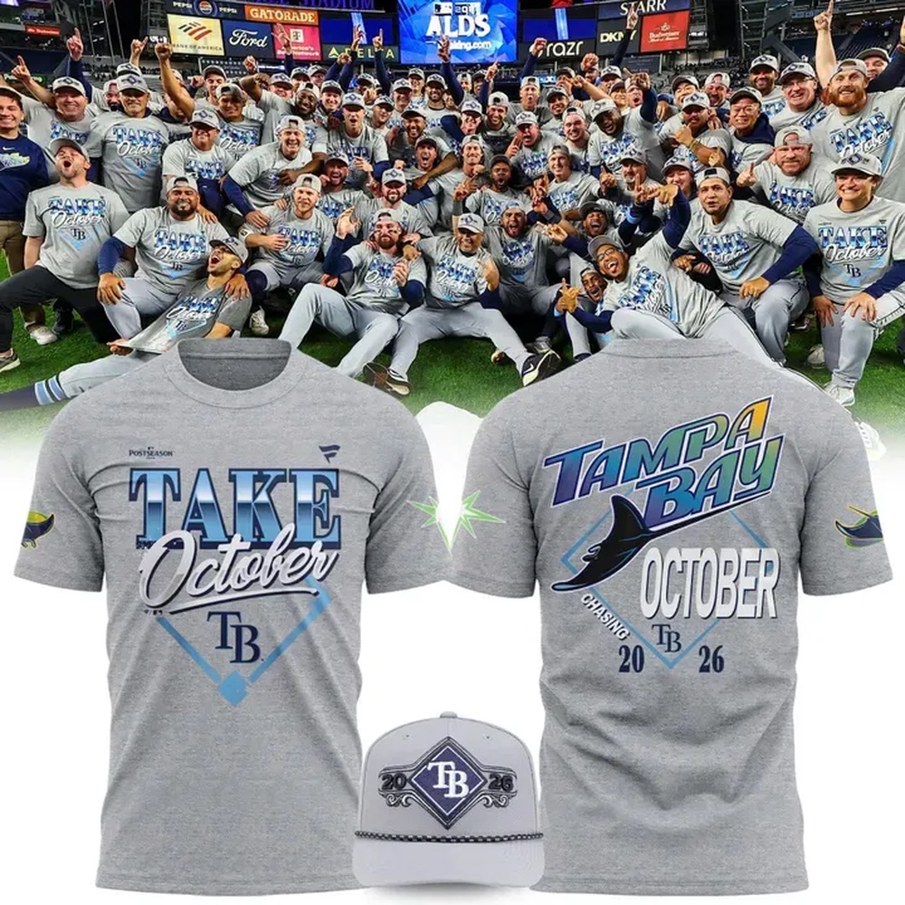Tampa Bay Rays Gray 2026 MLB Division Series Champions Distressed Locker Room Take October 3D Shirt, Trending Design Shirt Tampa Bay Rays Gray 2026 MLB Division Series Champions Distressed Locker Room Take October 3D Shirt, Trending Design Shirt