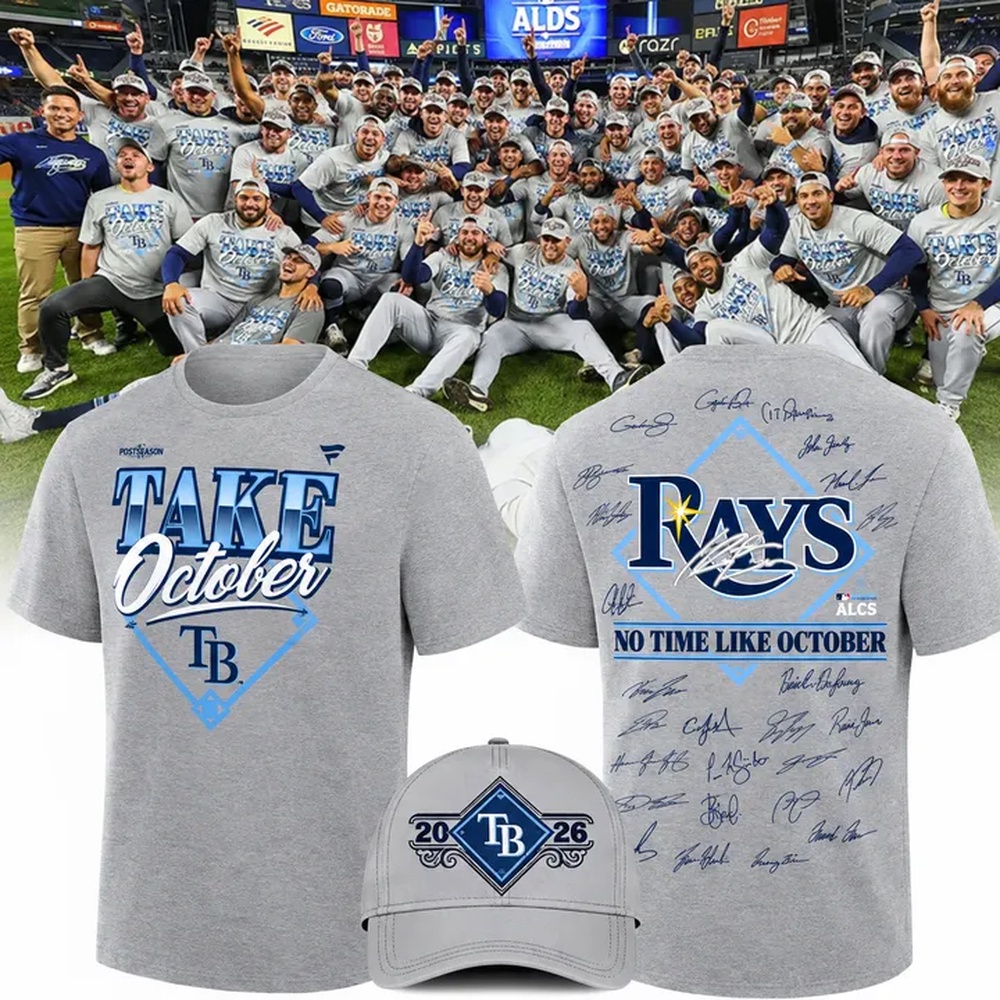 Tampa Bay Rays Gray 2026 MLB Division Series Champions Distressed Locker Room Take October T Shirt, Trending Design Shirt Tampa Bay Rays Gray 2026 MLB Division Series Champions Distressed Locker Room Take October T Shirt, Trending Design Shirt