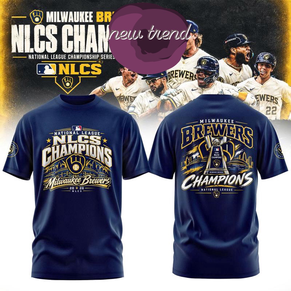 Milwaukee Brewers NLCS Champions 2026 World Series No Time Like October Limited Edition 3D Shirt, Trending Design Shirt Milwaukee Brewers Nlcs Champions 2026 World Series NO Time Like October Limited Edition 3D Shirt
