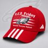 Philadelphia Eagles NFL RED Friday Patriotic American Flag Remember Everyone Deployed Three Stripe Baseball Cap, NFL Football Cap Philadelphia Eagles Nfl Red Friday Patriotic American Flag Remember Everyone Deployed Three Stripe Baseball Cap