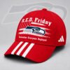 Seattle Seahawks NFL RED Friday Patriotic American Flag Remember Everyone Deployed Three Stripe Baseball Cap, NFL Football Cap Seattle Seahawks Nfl Red Friday Patriotic American Flag Remember Everyone Deployed Three Stripe Baseball Cap