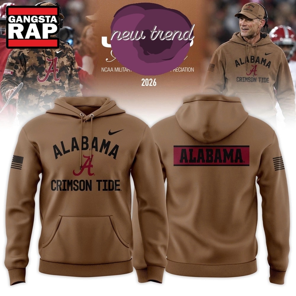 Alabama Crimson Tide 2026 Military Appreciation Limited Edition Hoodie, Trending Design Shirt Alabama Crimson Tide 2026 Military Appreciation Limited Edition Hoodie, Trending Design Shirt