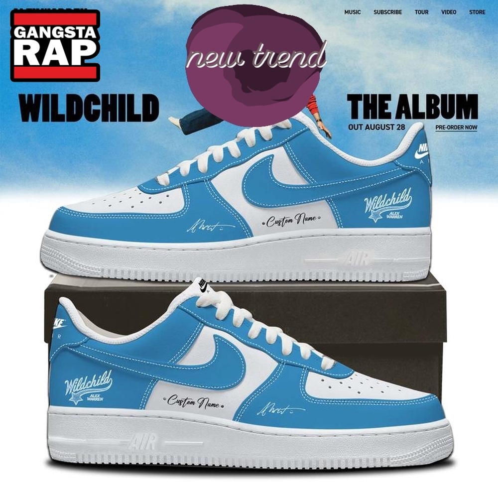 Alex Warren WILDCHILD Album 2026 Limited Edition Air Force 1 Shoes Sneakers