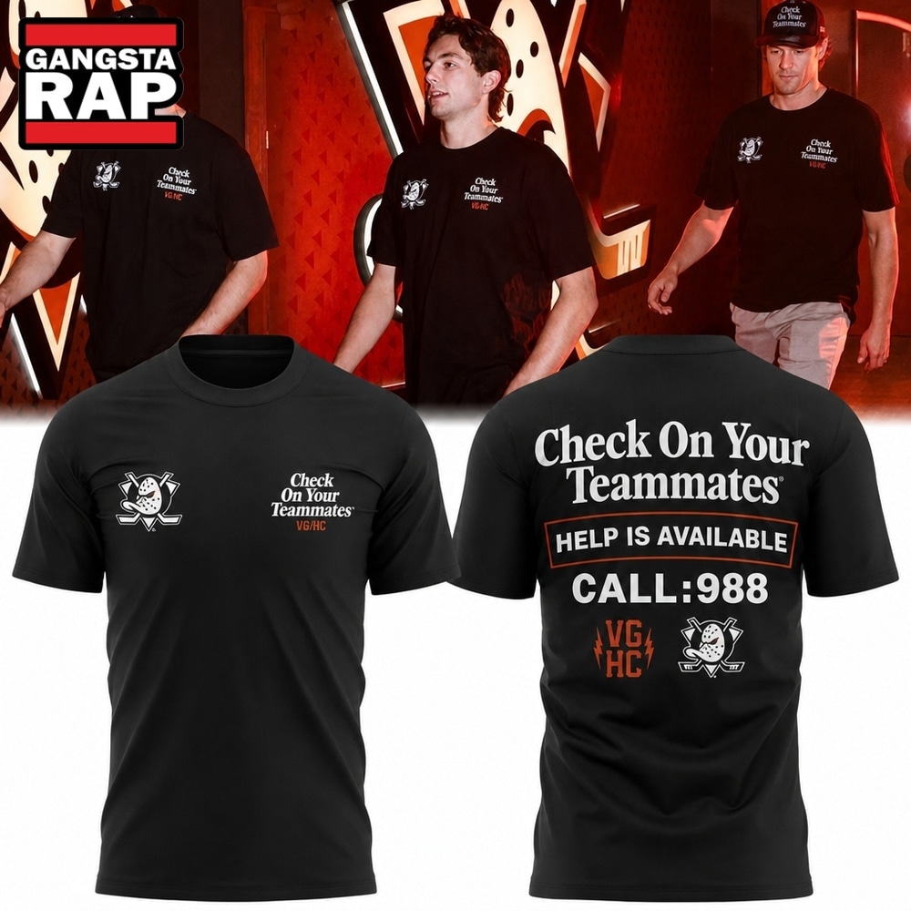 Anaheim Ducks Check On Your Teammates Black T Shirt, Trending Design Shirt Anaheim Ducks Check On Your Teammates Black T Shirt, Trending Design Shirt