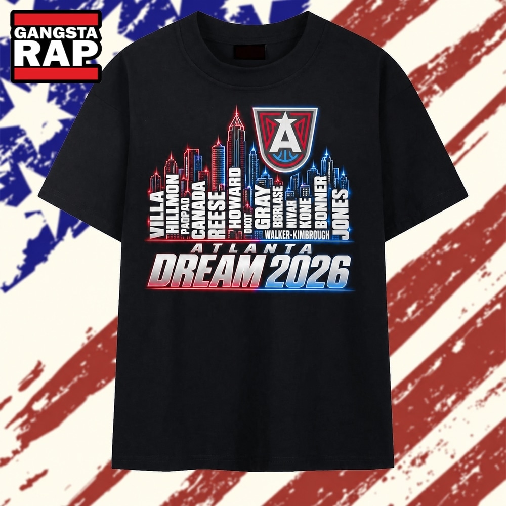 Atlanta Dream 2026 Basketball Skyline Players List T Shirt, Trending 2D Shirt Atlanta Dream 2026 Basketball Skyline Players List T Shirt, Trending 2D Shirt