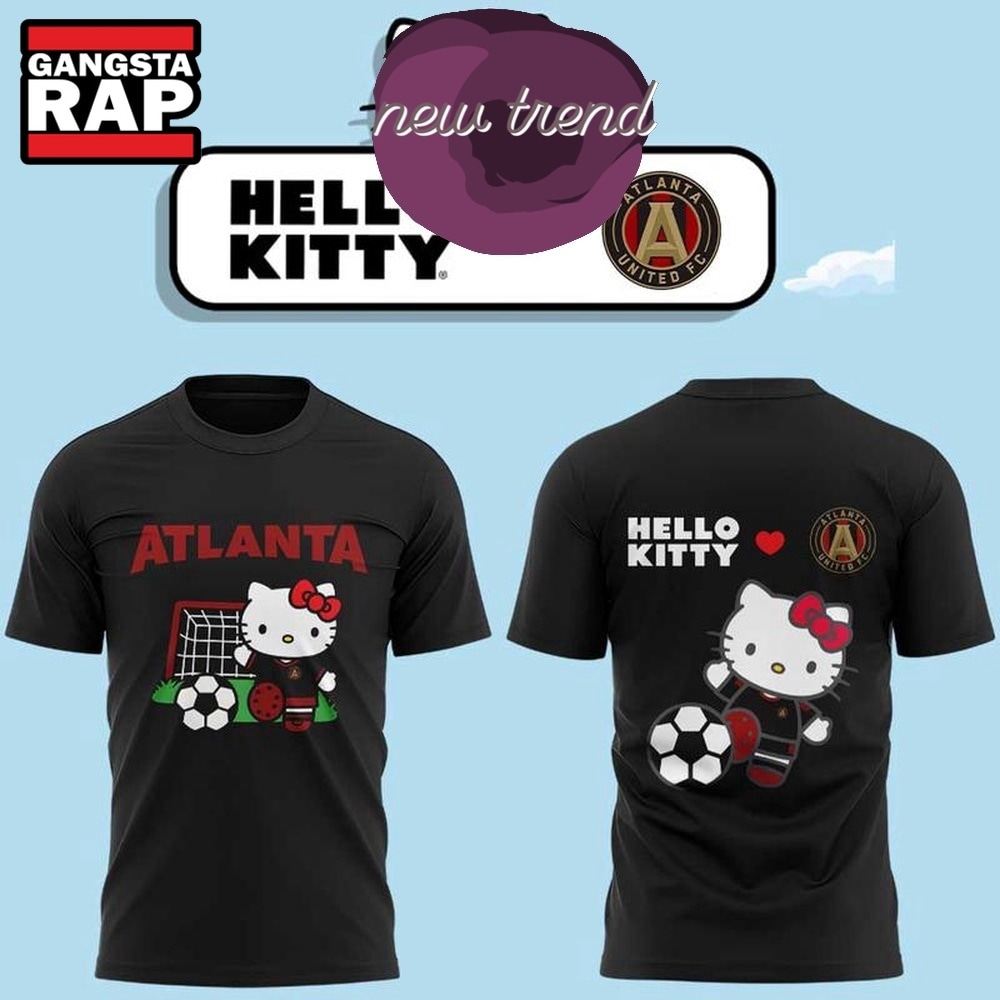 Atlanta United FC x Hello Kitty 2026 Graphic T Shirt, Trending Design Shirt Atlanta United FC x Hello Kitty 2026 Graphic T Shirt, Trending Design Shirt