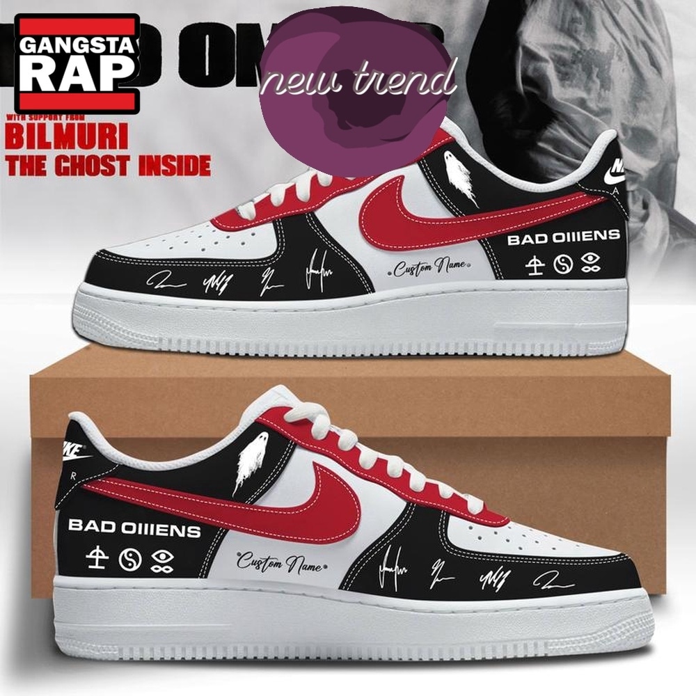 Bad Omens Do You Feel Love Tour 2026 Signature Air Force 1 Shoes Sneakers