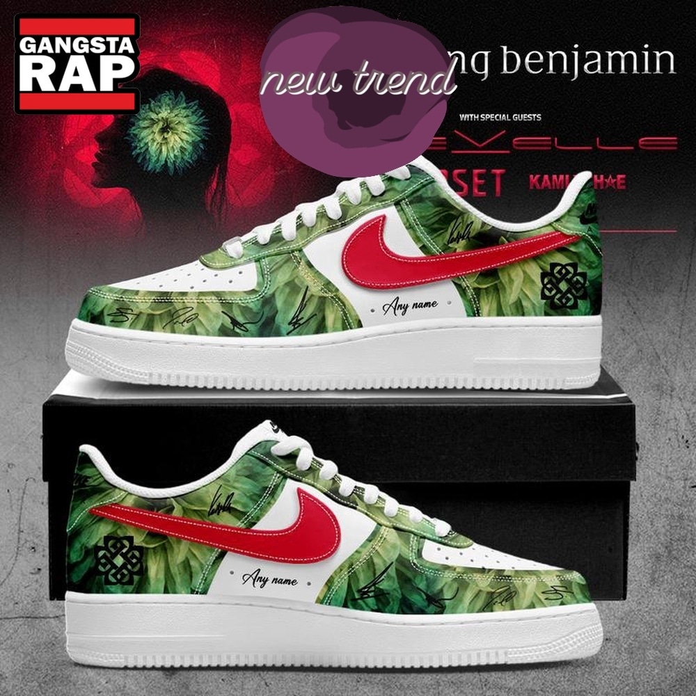 Breaking Benjamin North American World Tour 2026 Personalized Air Force 1 Shoes Sneakers