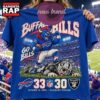 Buffalo Bills 33 30 Win Over Las Vegas Raiders Game Day 3D Shirt, Trending Design Shirt Buffalo Bills 33 30 Win Over Las Vegas Raiders Game Day 3D Shirt