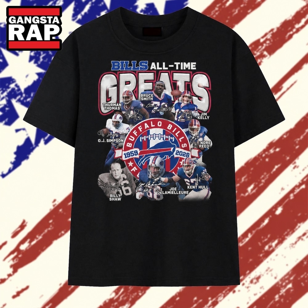 Buffalo Bills All Time Greats Legends Signature Football T Shirt, Trending 2D Shirt Buffalo Bills All Time Greats Legends Signature Football T Shirt, Trending 2D Shirt