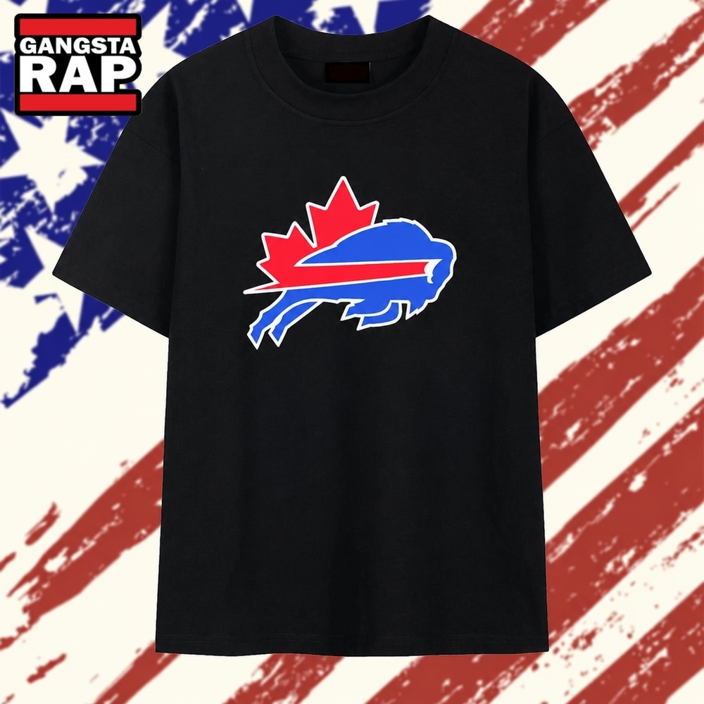 Buffalo Bills Canadian Maple Leaf Logo NFL T Shirt, Trending 2D Shirt Buffalo Bills Canadian Maple Leaf Logo NFL T Shirt, Trending 2D Shirt