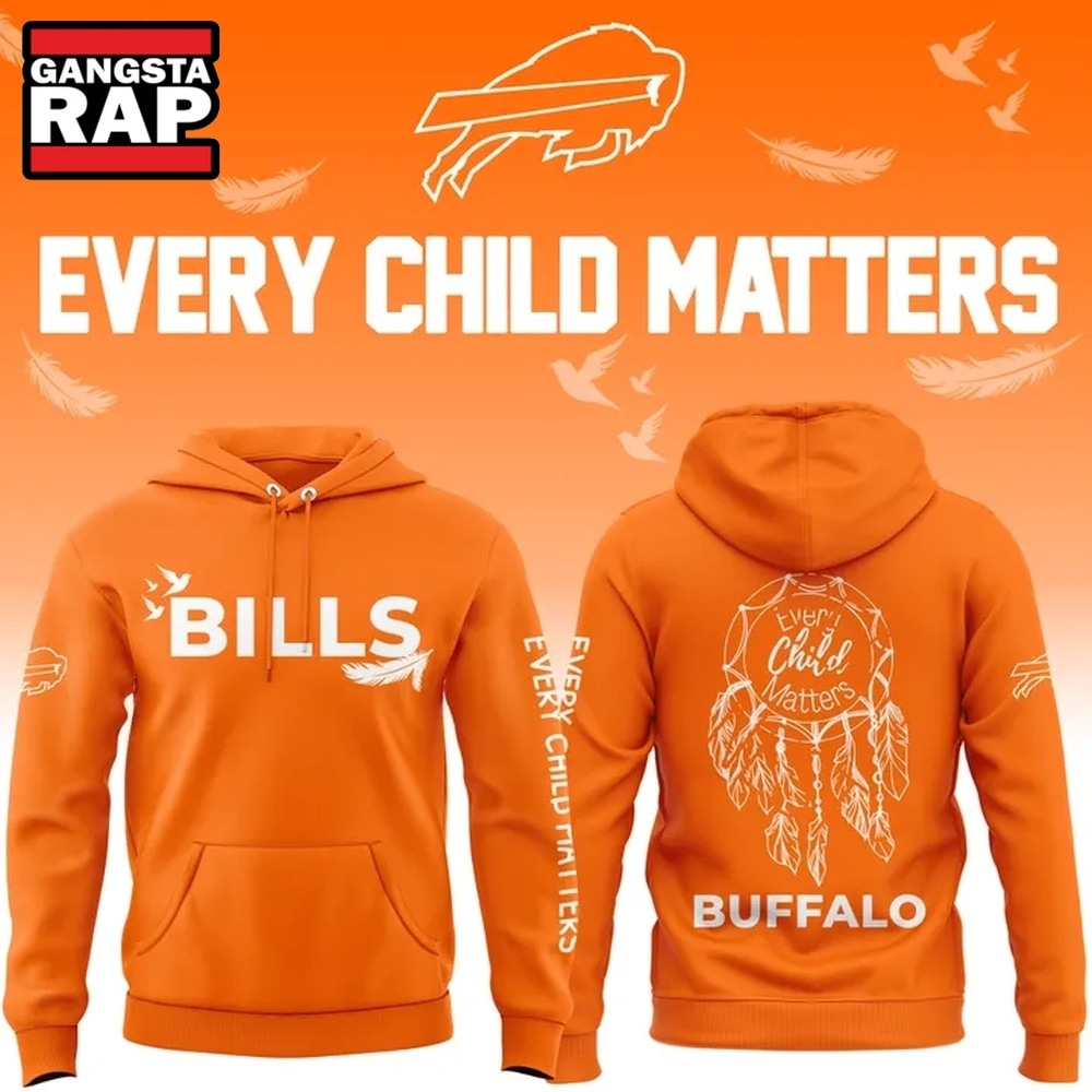 Buffalo Bills Every Child Matters Limited Edition Hoodie, Trending Design Shirt Buffalo Bills Every Child Matters Limited Edition Hoodie