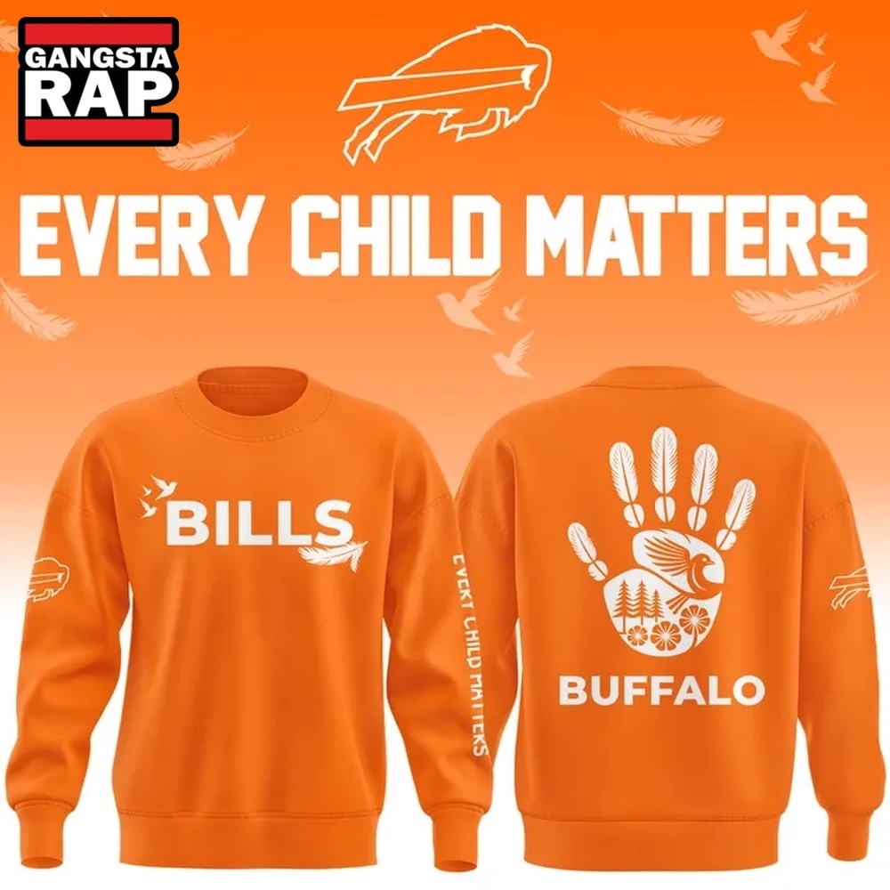 Buffalo Bills Every Child Matters Limited Edition Sweatshirt, Trending Design Shirt Buffalo Bills Every Child Matters Limited Edition Sweatshirt