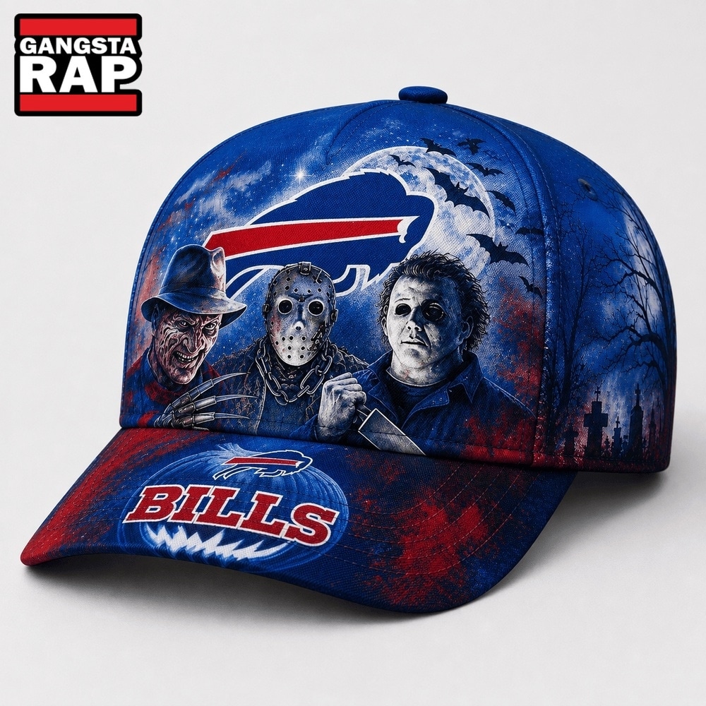 Buffalo Bills NFL Horror Night Halloween 2026 Design Classic Cap, NFL Football Cap Buffalo Bills NFL Horror Night Halloween 2026 Design Classic Cap, NFL Football Cap