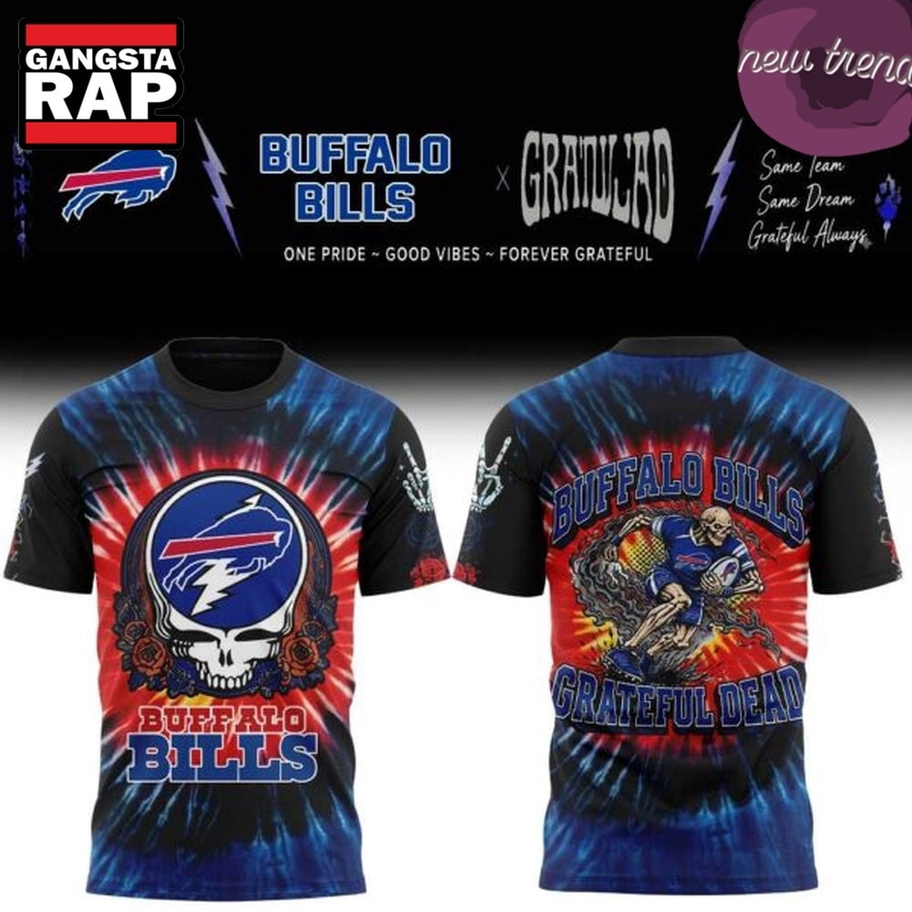 Buffalo Bills x Grateful Dead Skeletons 2026 T Shirt, Trending Design Shirt Buffalo Bills x Grateful Dead Skeletons 2026 T Shirt, Trending Design Shirt