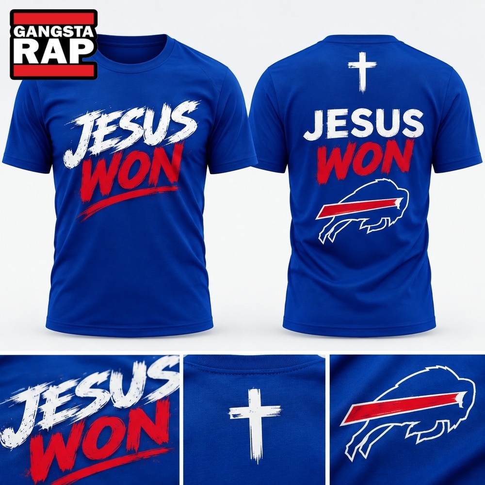 Buffalo Bills x Jesus Won 2026 Special New T Shirt, Trending Design Shirt Buffalo Bills X Jesus Won 2026 Special New T Shirt