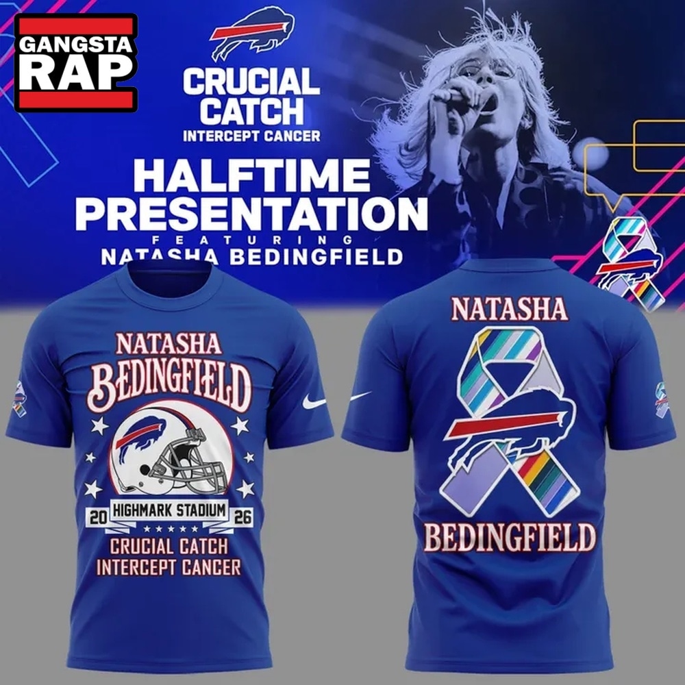 Buffalo Bills x Natasha Bedingfield Crucial Catch Intercept Cancer T Shirt, Trending Design Shirt Buffalo Bills x Natasha Bedingfield Crucial Catch Intercept Cancer T Shirt, Trending Design Shirt