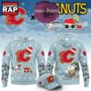 Calgary Flames x Peanuts 2026 Christmas Limited Edition Hoodie, Trending Design Shirt Calgary Flames X Peanuts 2026 Christmas Limited Edition Hoodie
