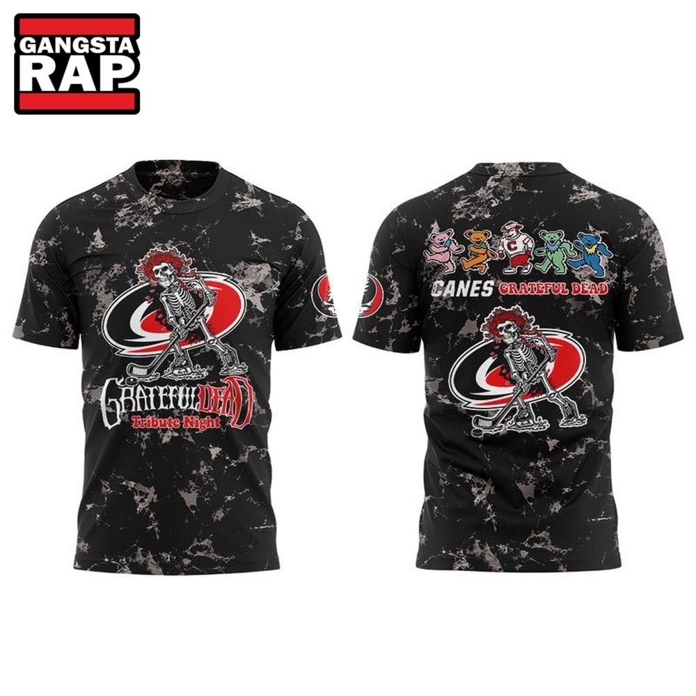 Carolina Hurricanes Grateful Dead Night 2026 Graphic T Shirt, Trending Design Shirt Carolina Hurricanes Grateful Dead Night 2026 Graphic T Shirt, Trending Design Shirt