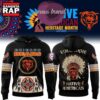 Chicago Bears Native American Heritage Month Custom Name Hoodie, Trending Design Shirt Chicago Bears Native American Heritage Month Custom Name Hoodie