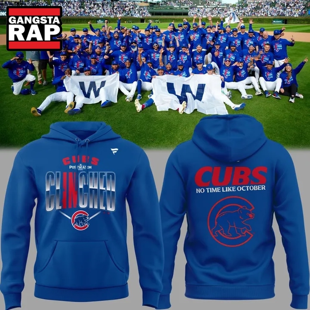 Chicago Cubs 2026 MLB Postseason No Time Like October Limited Edition Hoodie, Trending Design Shirt Chicago Cubs 2026 Mlb Postseason NO Time Like October Limited Edition Hoodie