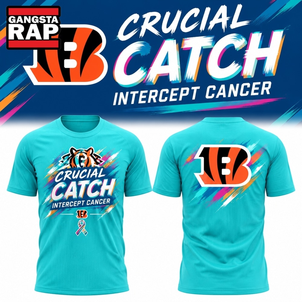 Cincinnati Bengals 2026 NFL Crucial Catch Blue T Shirt, Trending Design Shirt Cincinnati Bengals 2026 NFL Crucial Catch Blue T Shirt, Trending Design Shirt