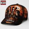 Cincinnati Bengals NFL Horror Night Halloween 2026 Design Classic Cap, NFL Football Cap Cincinnati Bengals Nfl Horror Night Halloween 2026 Design Classic Cap