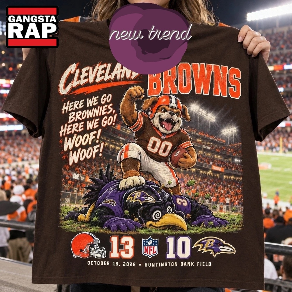 Cleveland Browns 13 10 Win Over Baltimore Ravens Game Day 3D Shirt, Trending Design Shirt Cleveland Browns 13 10 Win Over Baltimore Ravens Game Day 3D Shirt, Trending Design Shirt