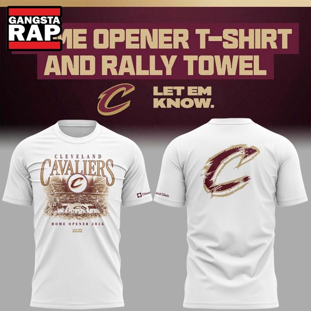 Cleveland Cavaliers Home Opener 2026 T Shirt, Trending Design Shirt Cleveland Cavaliers Home Opener 2026 T Shirt