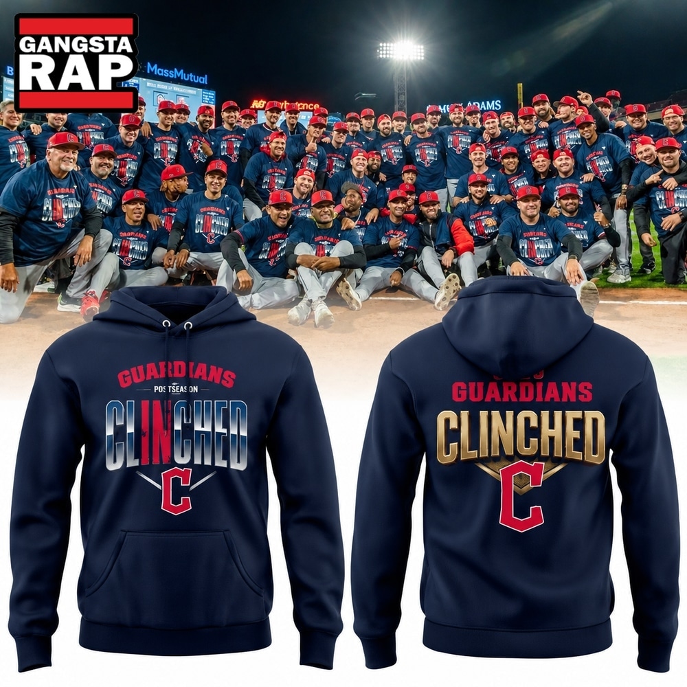 Cleveland Guardians Postseason Clinched 2026 Hoodie, Trending Design Shirt Cleveland Guardians Postseason Clinched 2026 Hoodie