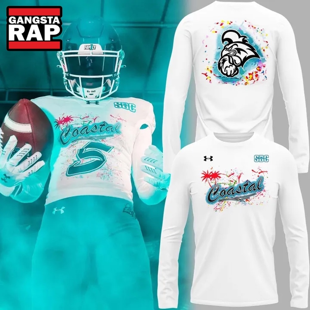 Coastal Carolina Chanticleers Football Special New Uniform Long Sleeve Shirt, Trending Design Shirt Coastal Carolina Chanticleers Football Special New Uniform Long Sleeve Shirt, Trending Design Shirt