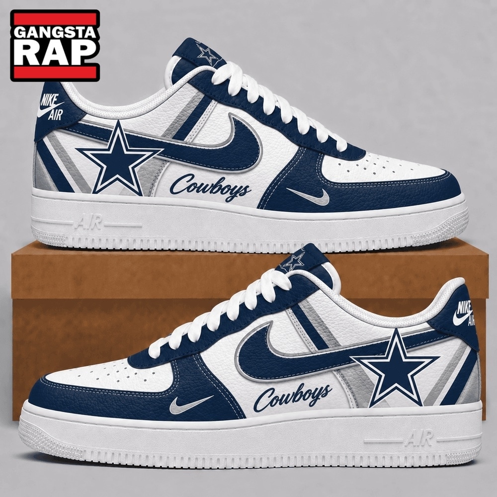 Dallas Cowboys 2026 NFL Team Air Force 1 Shoes Sneakers Dallas Cowboys 2026 NFL Team Air Force 1 Shoes Sneakers