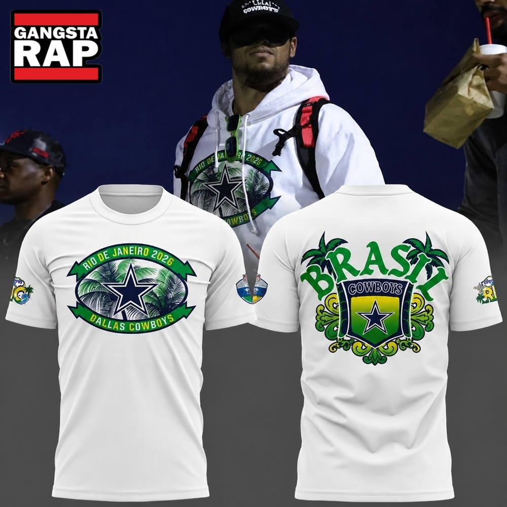 Dallas Cowboys Brazil Rio De Janeiro Game 2026 Graphic T Shirt, Trending Design Shirt Dallas Cowboys Brazil Rio DE Janeiro Game 2026 Graphic T Shirt