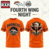 Denver Broncos Fourth Wing Night 2026 Limited Edition T Shirt, Trending Design Shirt Denver Broncos Fourth Wing Night 2026 Limited Edition T Shirt