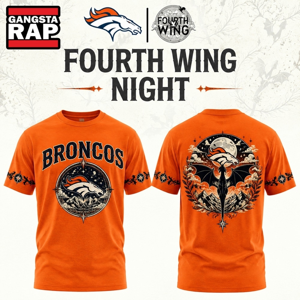 Denver Broncos Fourth Wing Night 2026 Limited Edition T Shirt, Trending Design Shirt Denver Broncos Fourth Wing Night 2026 Limited Edition T Shirt, Trending Design Shirt