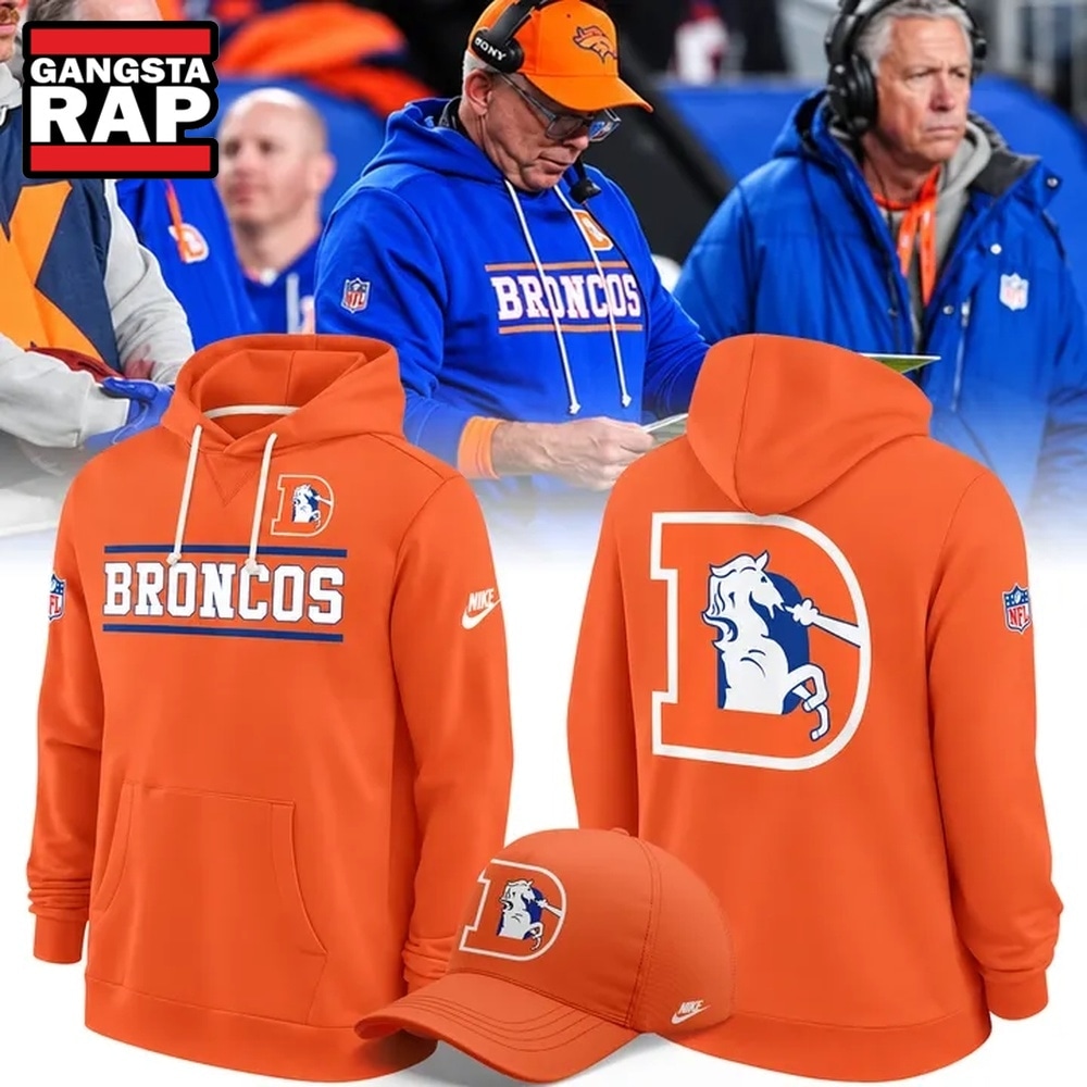 Denver Broncos Throwback Limited Edition Orange Hoodie, Trending Design Shirt Denver Broncos Throwback Limited Edition Orange Hoodie