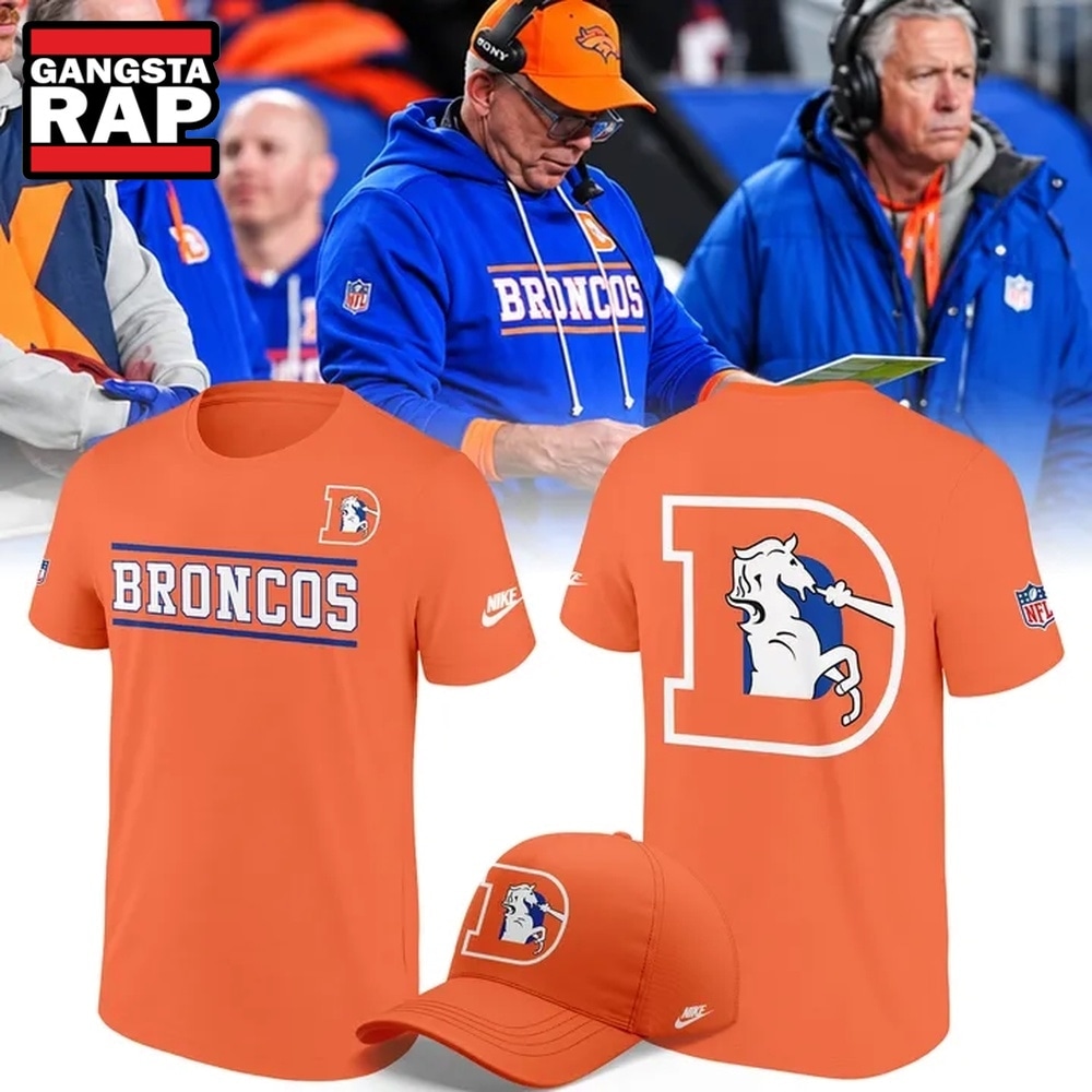 Denver Broncos Throwback Limited Edition Orange T Shirt, Trending Design Shirt Denver Broncos Throwback Limited Edition Orange T Shirt