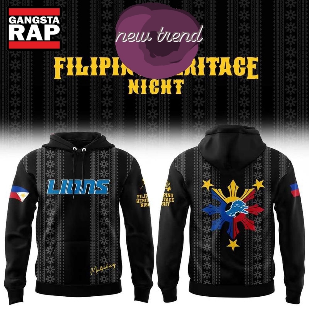 Detroit Lions 2026 Filipino Heritage Night Limited Edition Hoodie, Trending Design Shirt Detroit Lions 2026 Filipino Heritage Night Limited Edition Hoodie, Trending Design Shirt