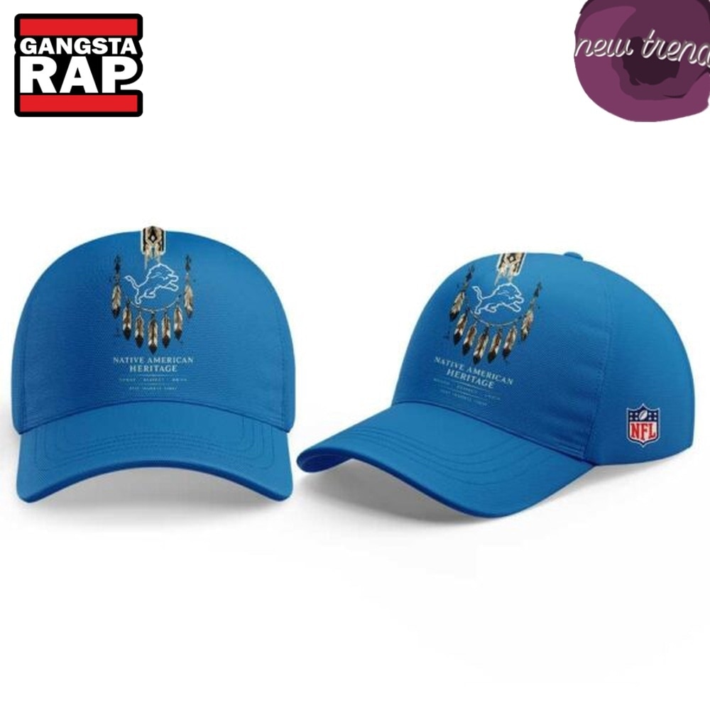 Detroit Lions Native American Heritage 2026 Cap, Trending Baseball Cap Detroit Lions Native American Heritage 2026 Cap, Trending Baseball Cap