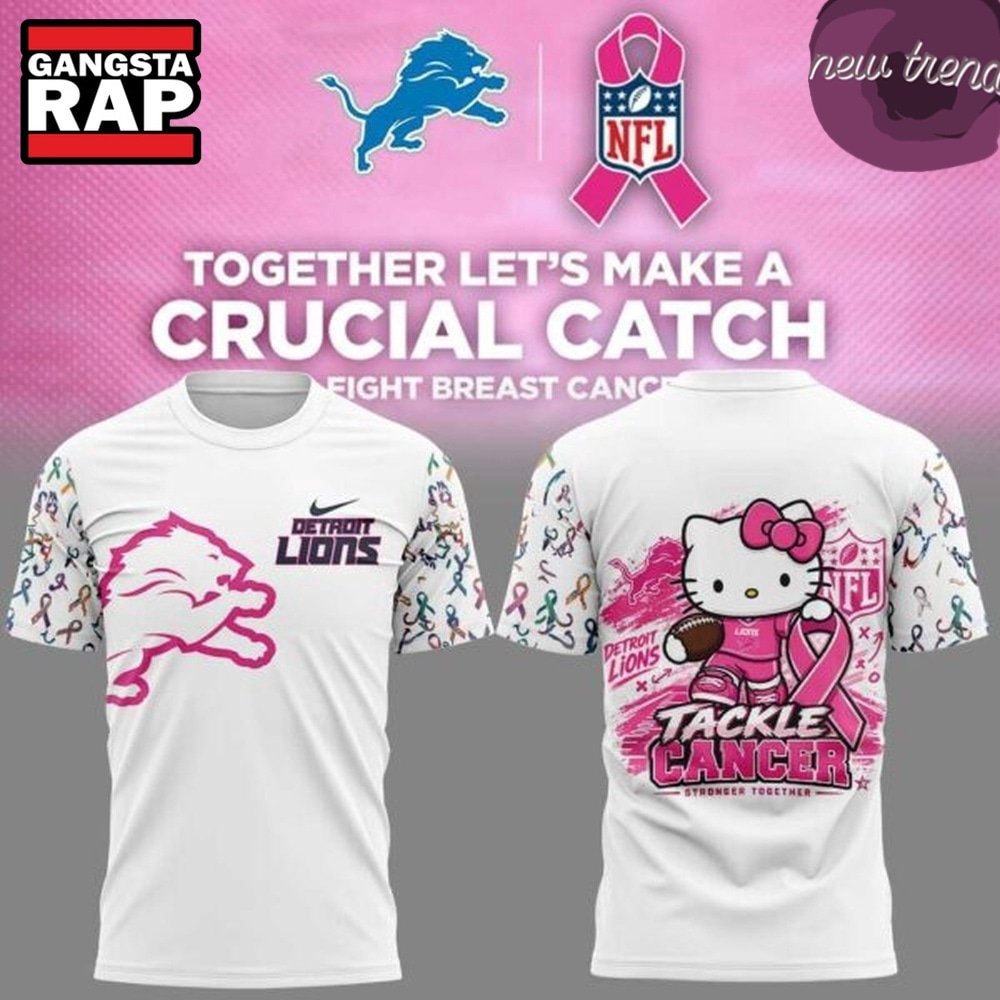 Detroit Lions x Hello Kitty Crucial Catch 2026 T Shirt, Trending Design Shirt Detroit Lions x Hello Kitty Crucial Catch 2026 T Shirt, Trending Design Shirt