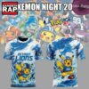 Detroit Lions x Pokemon Night 2026 T Shirt, Trending Design Shirt Detroit Lions X Pokemon Night 2026 T Shirt