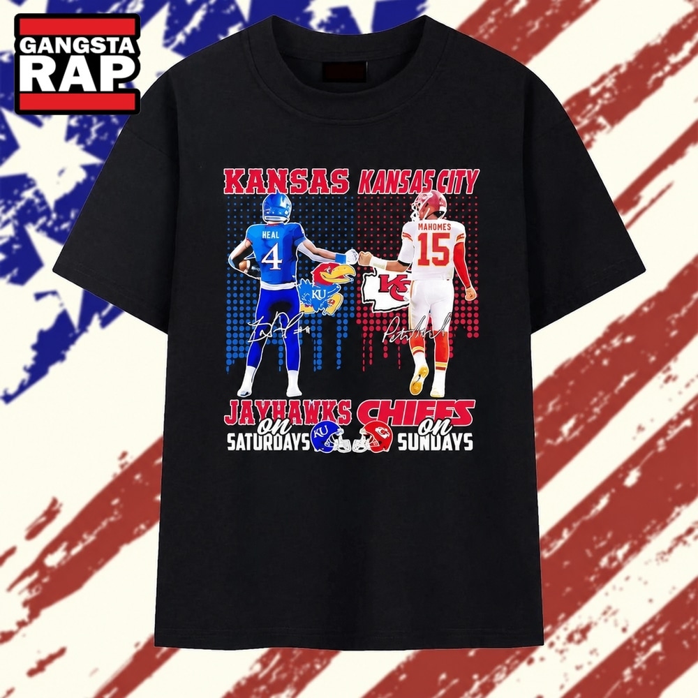 Devin Neal Kansas Jayhawks and Patrick Mahomes Kansas City Chiefs Signature T Shirt, Trending 2D Shirt Devin Neal Kansas Jayhawks and Patrick Mahomes Kansas City Chiefs Signature T Shirt, Trending 2D Shirt
