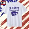 Distressed K State Wildcats Football Logo T Shirt, Trending 2D Shirt Distressed K State Wildcats Football Logo T Shirt